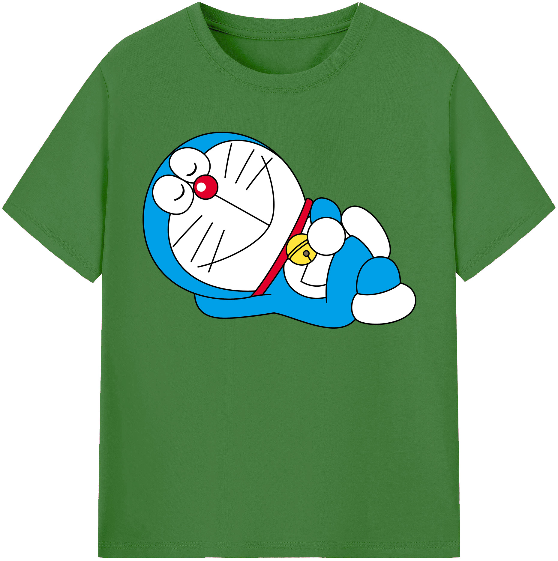 （画像用） ドラえもん Doraemon レディースカジュアルプリントTシャツ（綿100％）
